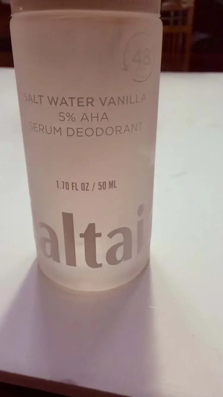 NEW Saltair Salt Water Vanilla 5% AHA Serum Deodorant 1.70 fl oz